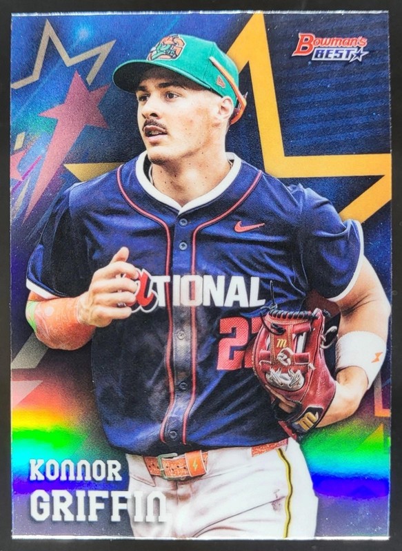 KONNOR GRIFFIN S/P 2025 BOWMAN BEST ALL-STAR GAME REFRACTOR CARD #FG-4 PIRATES