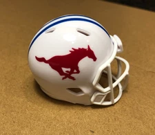 SMU Mustangs custom pocket pro helmet ACC