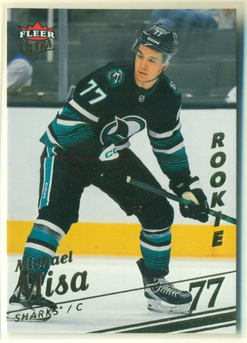 2025-26 Fleer Ultra Gold Rookie #171 MICHAEL MISA RC 135/250 San Jose Sharks