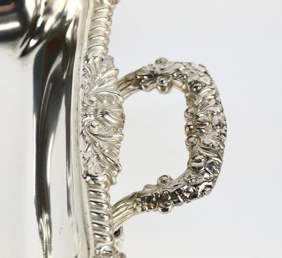 Early-Mid 19th Century Old Sheffield Plate Vegetable/Entree Dish with Warmer - Image 4 of 4