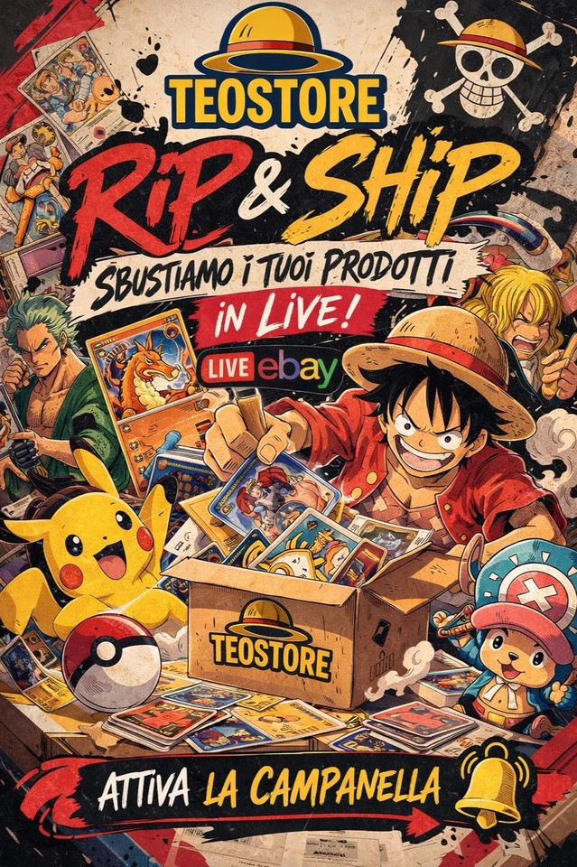 ASTE A 1€ 🔥 RIP & SHIP LIVE | Pokémon • One Piece • Dragon Ball