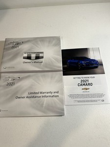 2021 Chevrolet Camaro Owner's Manual Set