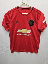 Manchester United Size Medium 201920 Home Football Adidas Jersey POGBA #6