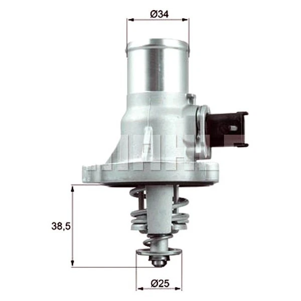 For Chevy Cruze 11-15 Engine Coolant Thermostat and Housing Assembly with Foto 4 de 4