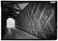 Wright's Bridge,Sugar River,Claremont,Sullivan County,New Hampshire,NH,HAER,2