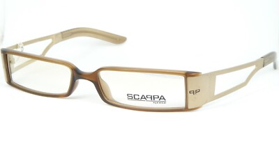 SCAPPA by ESCHENBACH 5509 60 BROWN /MATT PALE GOLD EYEGLASSES 51-16-135 (NOTES)