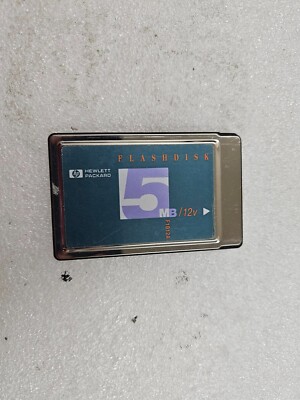 Vintage HP 5MB / 12v Flash Disk Card F1012A SDP5 for 200LX 100LX 1000CX ...