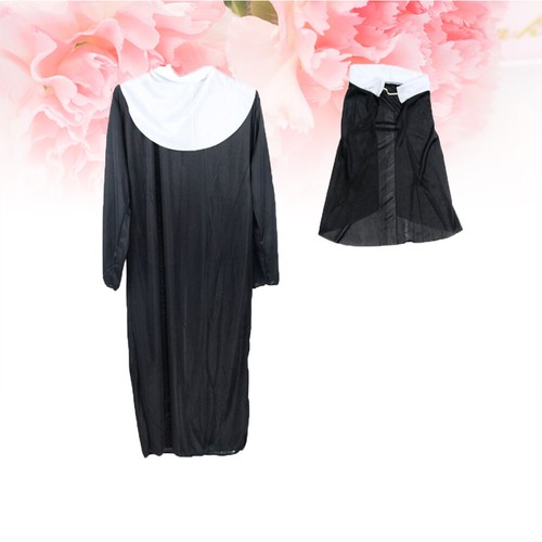 Halloween Costumes Nun Costume Clothing Headscarf Suit for Women