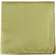 New men's polyester woven striped sage green hankie pocket square formal wedding