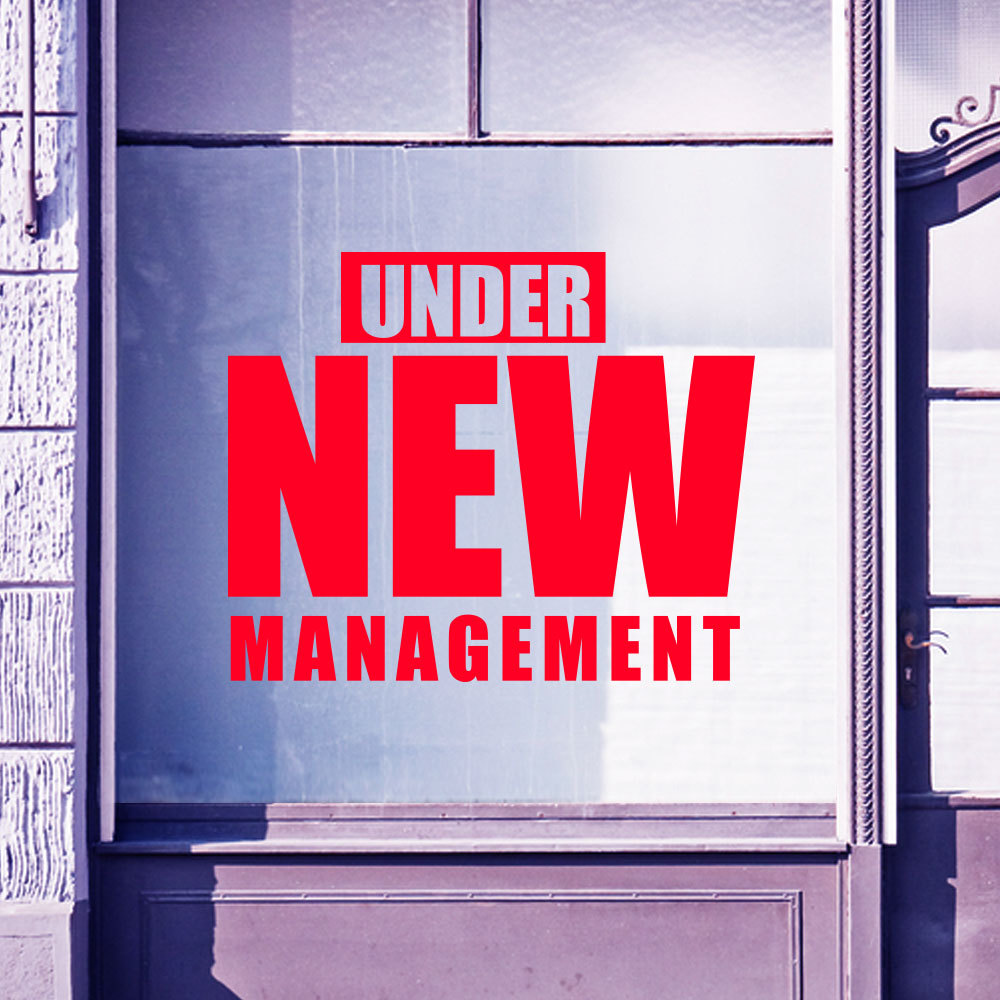 Under New Management Logo