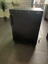 Nisbets Essentials Undercounter Freezer Black - 140Ltr