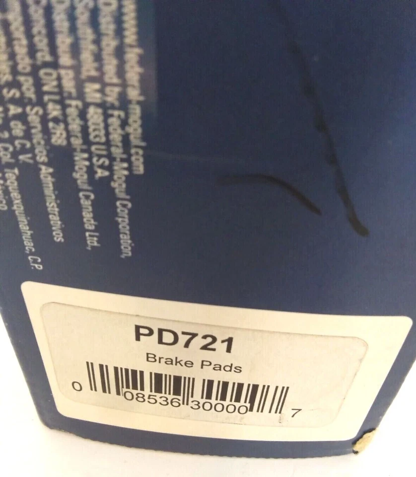 Pastillas de freno de disco delanteras de cerámica Wagner TQ PD721 98 02 Subaru Legacy Forester Foto 4 de 4