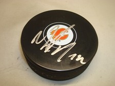 Mason Raymond Signed Calgary Flames Hockey Puck Autographed 1A