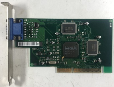 RETRO GAMING* CARTE graphique SIS 6326 Rev:A 8Mo AGP (TESTED) EUR 27,90 - FR