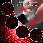 8" Red Starry Night Led Laser Light: Usb-Powered Laser Accent
