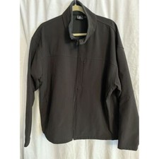Champion mens soft shell full zip jacket blac...