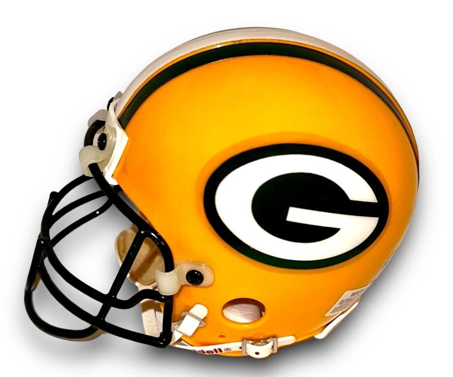 AHMAN GREEN AUTOGRAPHED SIGNED GREEN BAY PACKERS MINI HELMET w/COA MM HOLOGRAM - Image 4 of 4