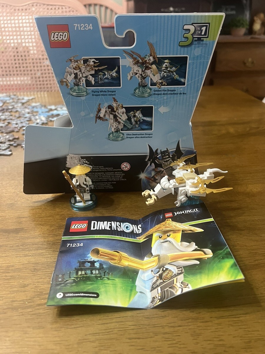 LEGO Dimensions Ninjago: Sensei Wu & Flying White Dragon 71234 | eBay