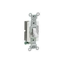 Leviton CS120-2W Toggle Switch 20 Amp 120/277 Volt AC