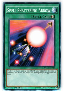 Spell Shattering Arrow - YGLD-ENA28 - Common - 1st Edition x3 - Near Mint