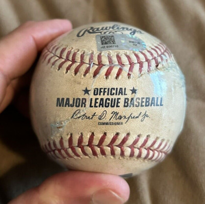 メジャーリーグベースボール ⚾️ 8/5/17 MLB Game-Used Baseball HZ936716 St Louis @ Cincinnati