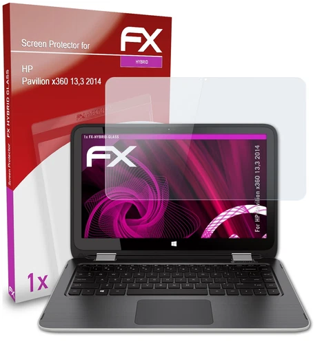 atFoliX Verre film protecteur pour HP Pavilion x360 13,3 2014 9H Hybride-Verre