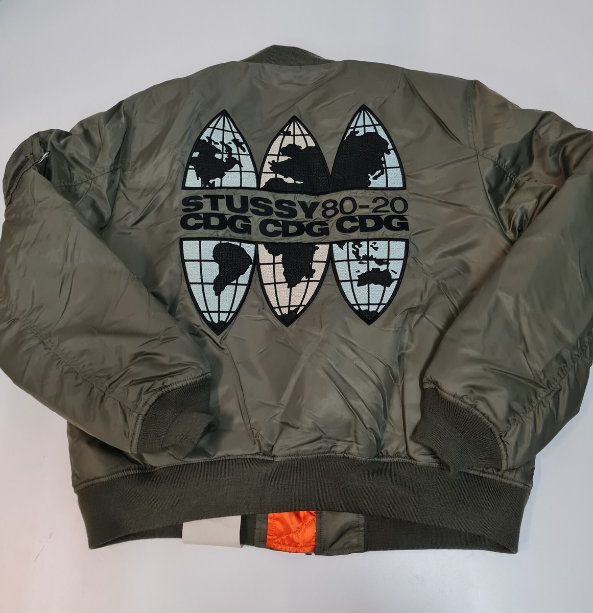 ブルゾン stussy bomberjacket ma1 Linklogo Lsize - ブルゾン ブルゾン stussy bomberjacket ma1 Linklogo Lsize - ブルゾン