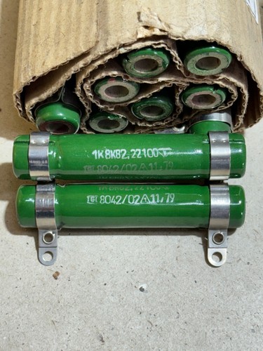 1x DDR RFT Drahtwiderstand silikonglasiert 50W 82.22100 100R, 1K8, 2K7 #AS-L03 - Bild 12 von 13