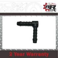 Plastic Elbow 90° Hose Joiner / Connector - suits Rubber Hose - Air, Fuel, Water