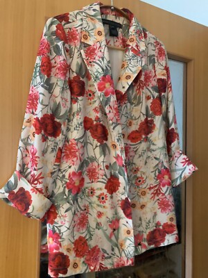 Sehr lässig - Marc Jacobs Sommerjacke Gr. S. - florales Muster
