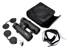 PRESMA 10X26 Binoculars w/ Clear Glass, Carry Case, Caps, Straps - US SELLER