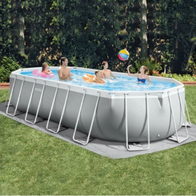 Intex 26798 Swimming Pool with Frame Prism Frame Oval 610x305x122 cm Ladder Pump