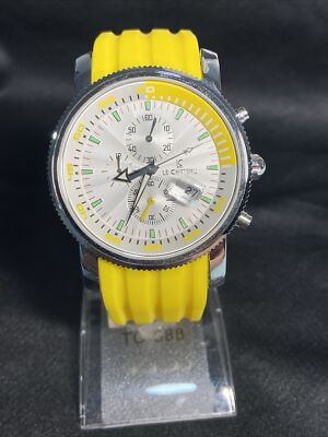 Men's LeChateau Yellow Japan Mov't Date Quartz Works