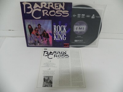 Barren Cross - Rock For The King 1990 KOREA Rare Cover Vinyl LP W/Insert