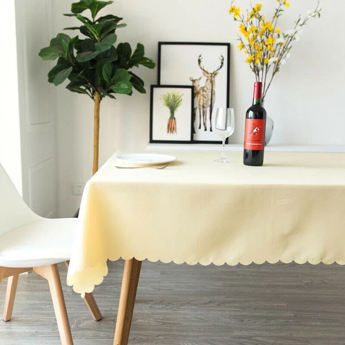 Manteles rectangulares de poliéster color liso boda fiesta banquete eventos decoración - Imagen 26 de 41