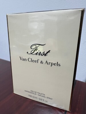 FIRST by VAN CLEEF & ARPELS 3.3 FL oz / 100 ML Eau De Toilette Spray Sealed Box