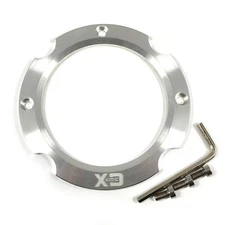 XD Series Powersports (by KMC) Machined Silver Wheel Center Hub Cap 5-11/16"OD 1