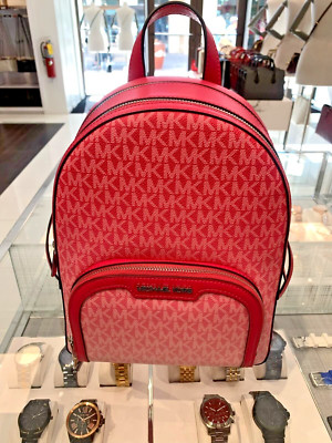 Michael Kors Jaycee Medium Ombré Signature Logo Backpack Dragonfruit Jaycee Medium Ombré Signature Logo Backpack in LIGHT SKY  main image 2