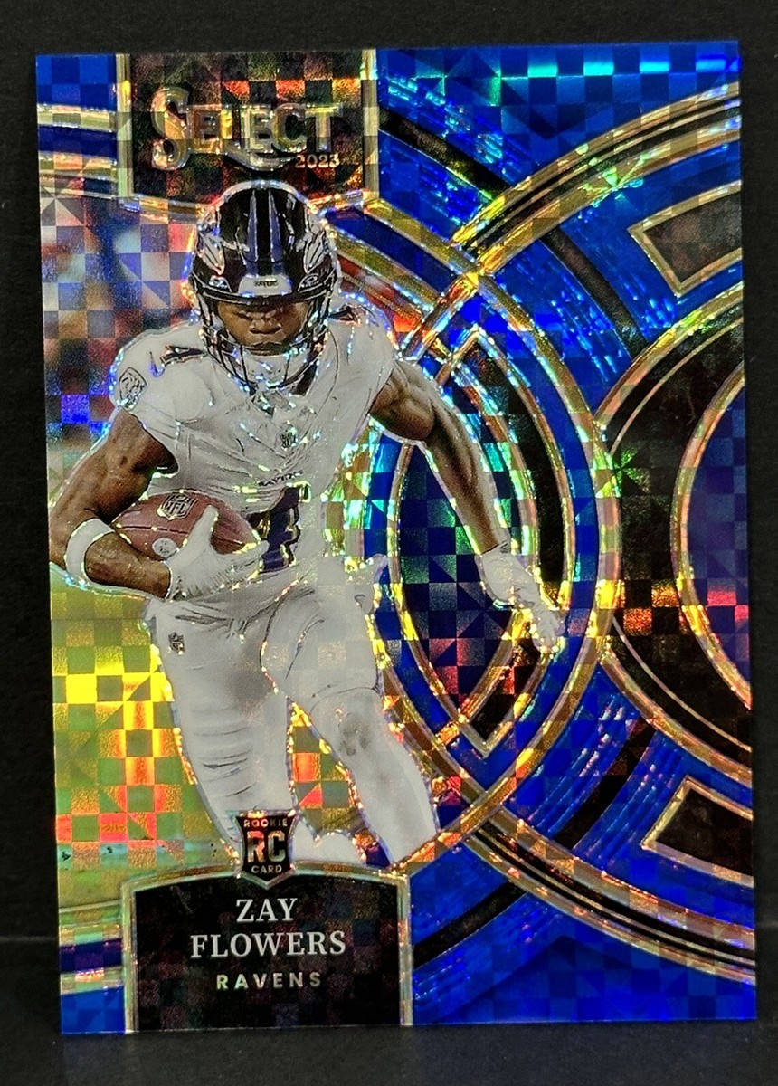 2023 Panini Select Football Ravens RC Zay Flowers Premier