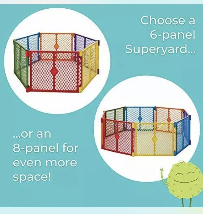 Superyard 8 panel colorplay sale