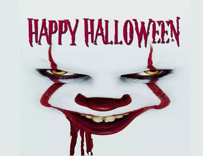 Pennywise Personalized Edible Print Premium Cake Topper Frosting Sheets 5 Sizes