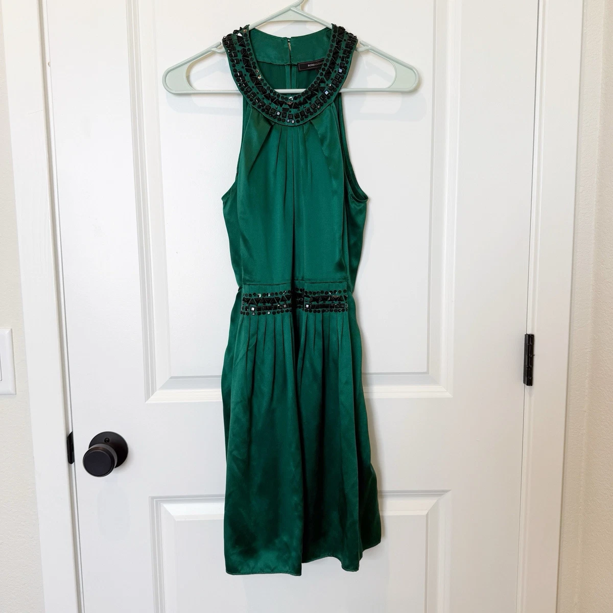 slim fit dress slacks BCBG Max Azria Dress Green 8 main image 1
