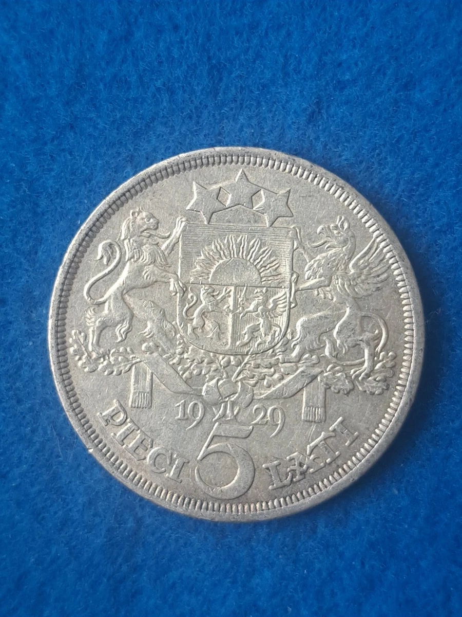 Silver 1929 Year Estonian, Latvian & Lithuanian Coins for sale | eBay