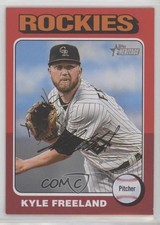 2024 Topps Heritage Short Print Red Border Kyle Freeland #31 14ca