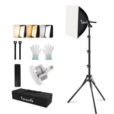 Professional 16''x16'' Softbox Lighting Kit - Studio Light Photography with R...
