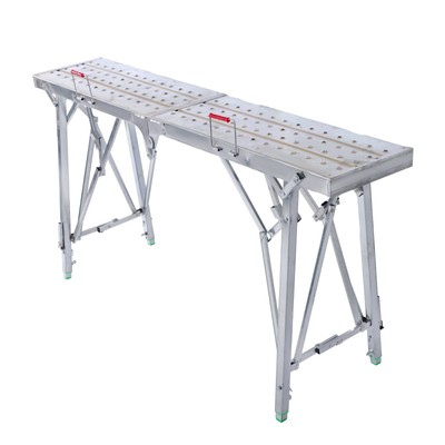 1.6m Aluminum Alloy Portable Folding Scaffolding Work Platform Scaffold Tower
