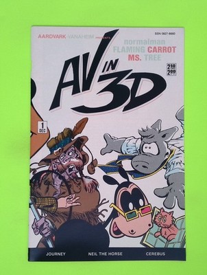 A-V in 3-D #1 One-Shot 1984 Aardvark-Vanaheim 7.0 Comic Book W107-218