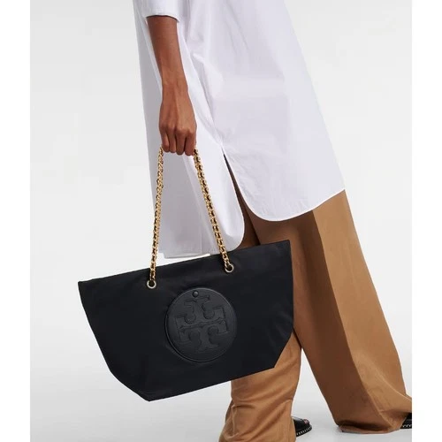 Tory Burch Ella Chain Tote Bag Black OS - Bild 5 von 12