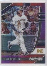 2020 Panini Prizm Draft Picks Red & Purple Hyper Jesse Franklin V #PDP97 fm0