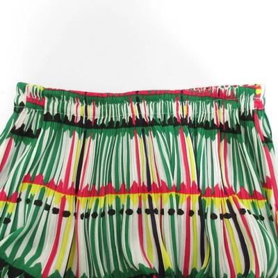 PLEATS PLEASE Issey Miyake Wrap Pleated Skirt Multicolor PP22